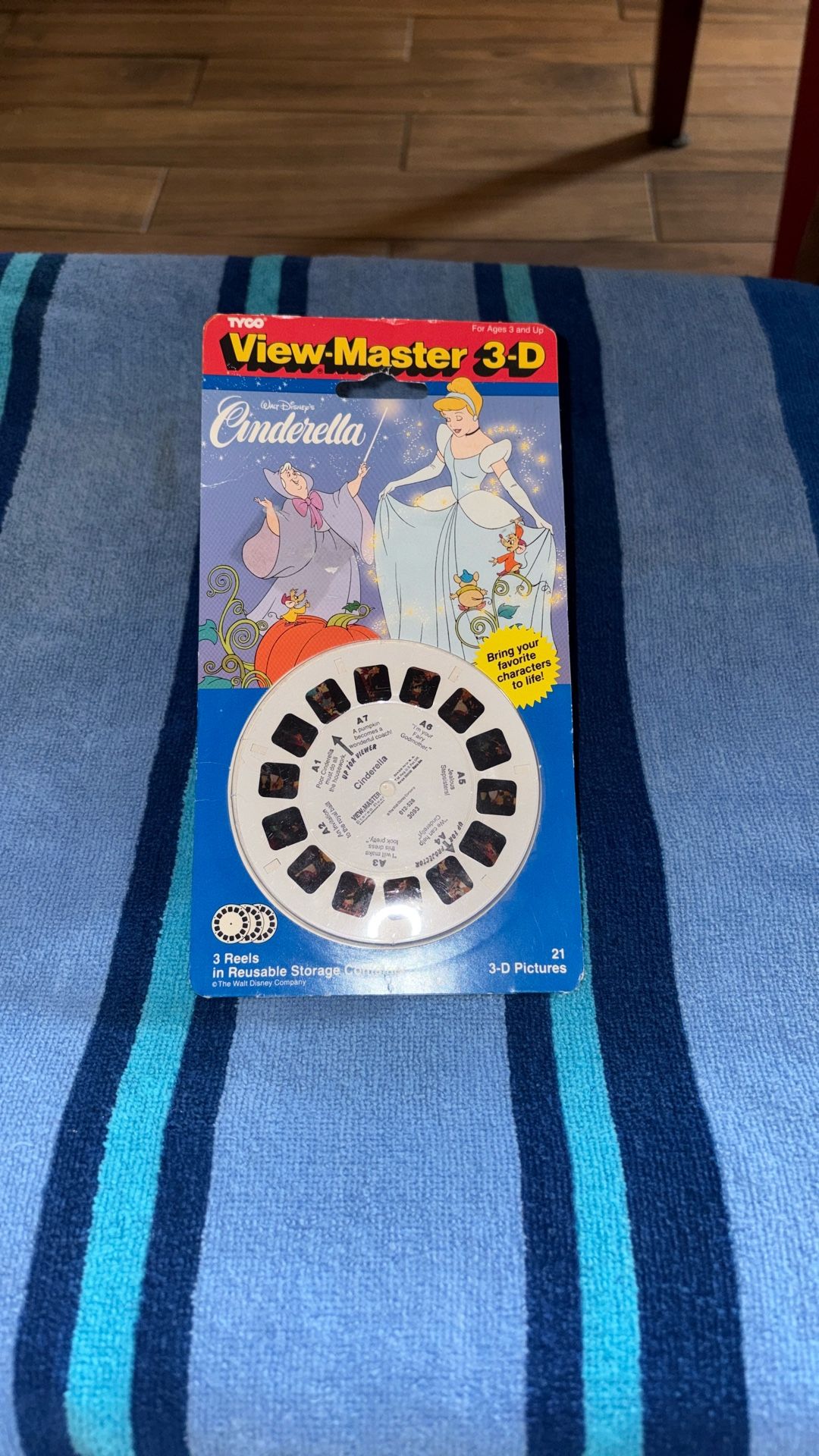 What Disney’s Cinderella view Master 3-D reels new in the package