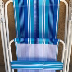 WAVE BEACH CHAIR 32” Tall/ 101/2  “from The Seat To The Floor 