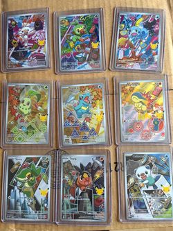 Complete Series 2 First Partner Illustration Set Of 9 Cards Pokémon TCG NM