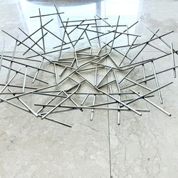 ALESSI - X large Sculptural centerpiece in Stainless Steel - Made in Italy