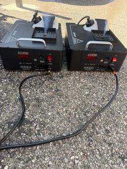 SHEHDS 1500W Fog Machine ( pair)