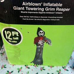Inflatable Grim Reaper 12ft Tall