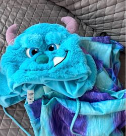Tokyo Disney Monsters Inc Plush Sulley Hat w/ Matching Sulley Costume (4XL)