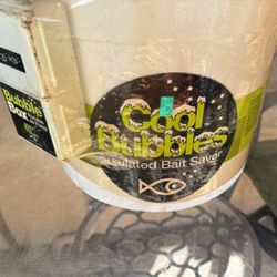 Marine Metal Box Insulated Bait Saver Portable Air Pump Fish Live Aerator Foam  Ew