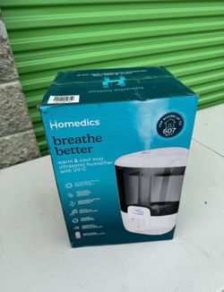 Homedics® Warm & Cool Mist Ultrasonic Humidifier with UV-C