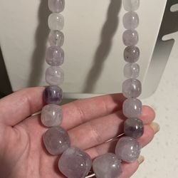 Lilac Quartz Necklace 