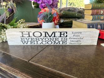 Tabletop Home Decor Sign