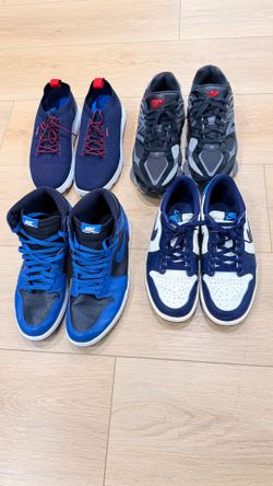 4 pairs of sneakers in very good condition, size 11 men’s.
