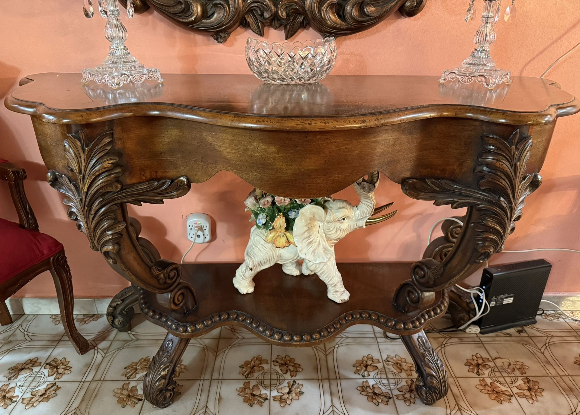 Solid Wood console table