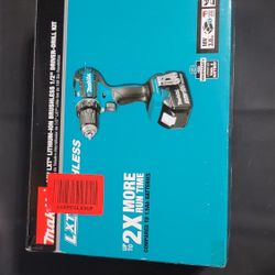 Makita 18V LXT Brushless 1/2" Driver Drill Kit New