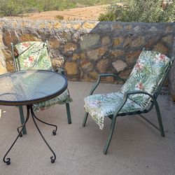 Two Chairs And Table 