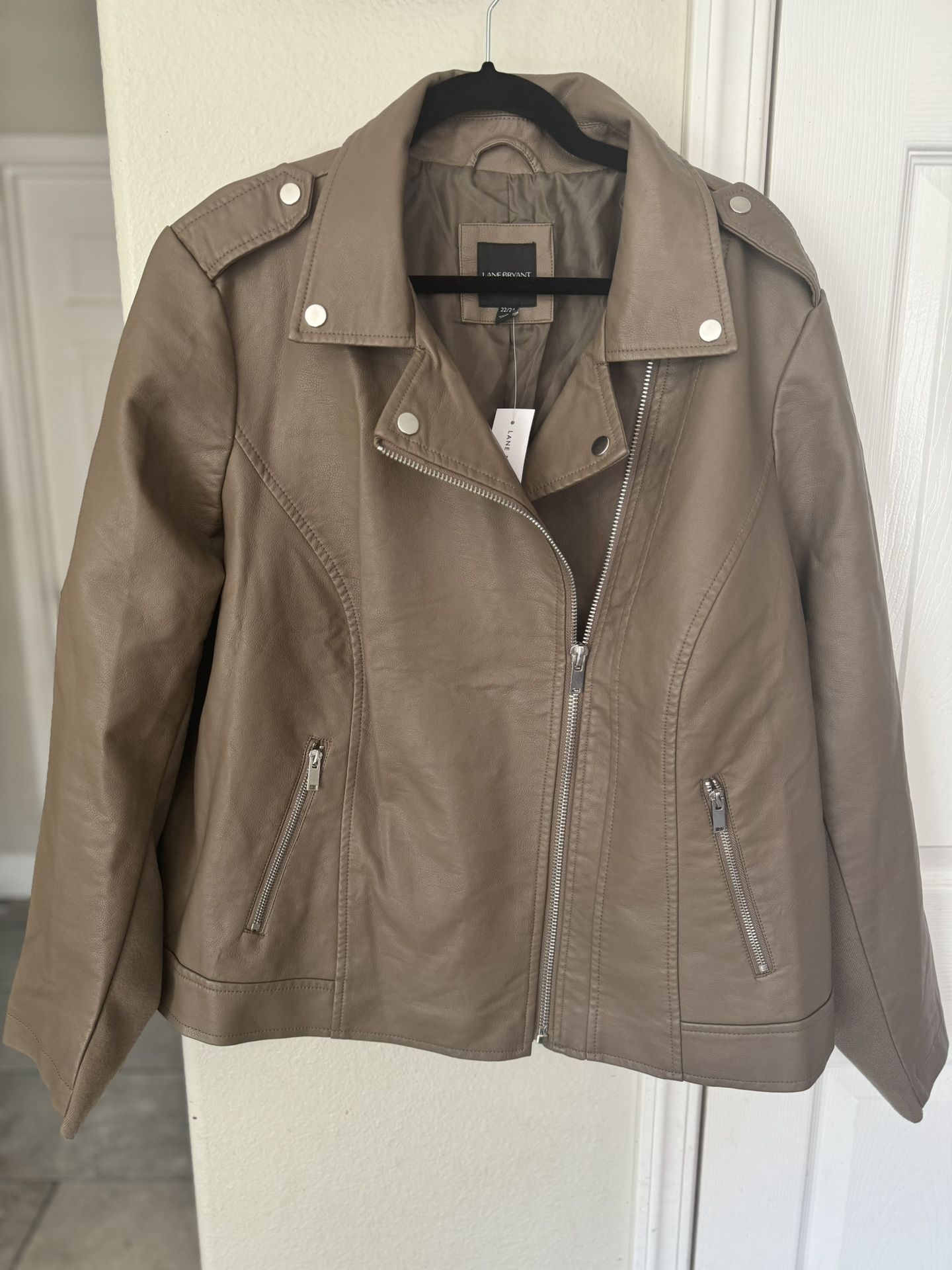 Women's Faux Leather Jacket Size 22/24