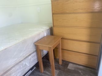 Chest , Bed And Night Stand New 