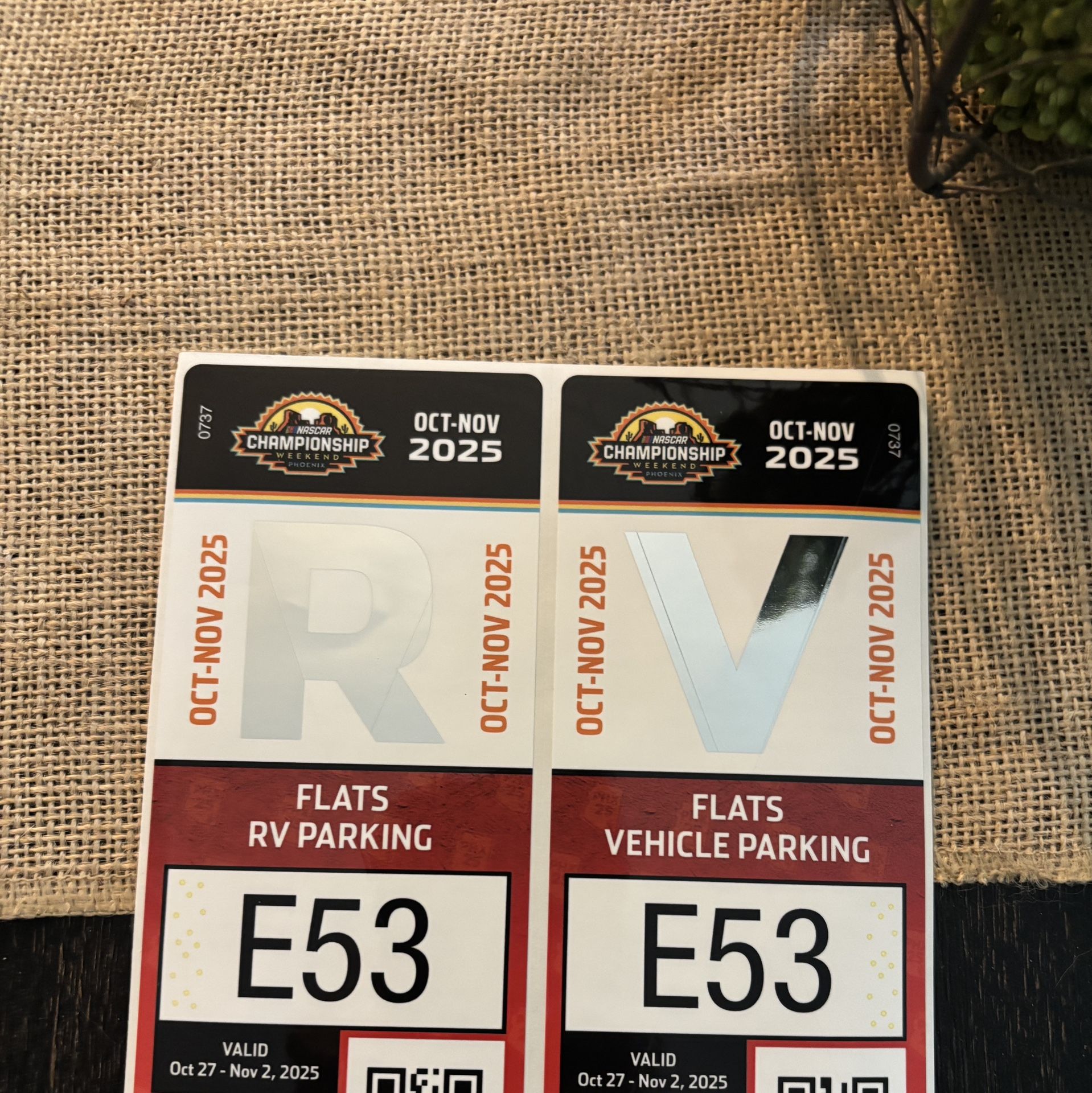 Phoenix raceway, NASCAR championship camping ticket