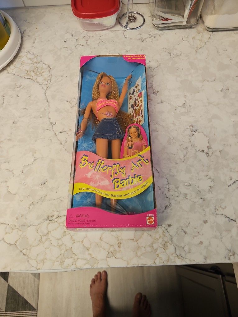 Vintage Barbie (Butterfly Art)