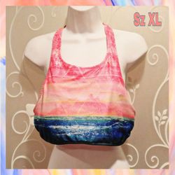 WOMENS AEROPOSTALE RACERBACK SWIM TOP SIZE XL