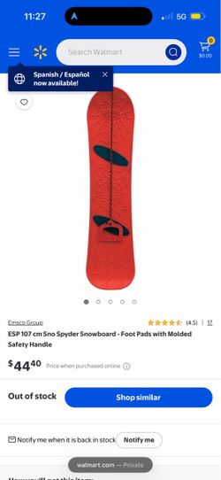 ESP Sno Spyder 107cm Kids Snowboard