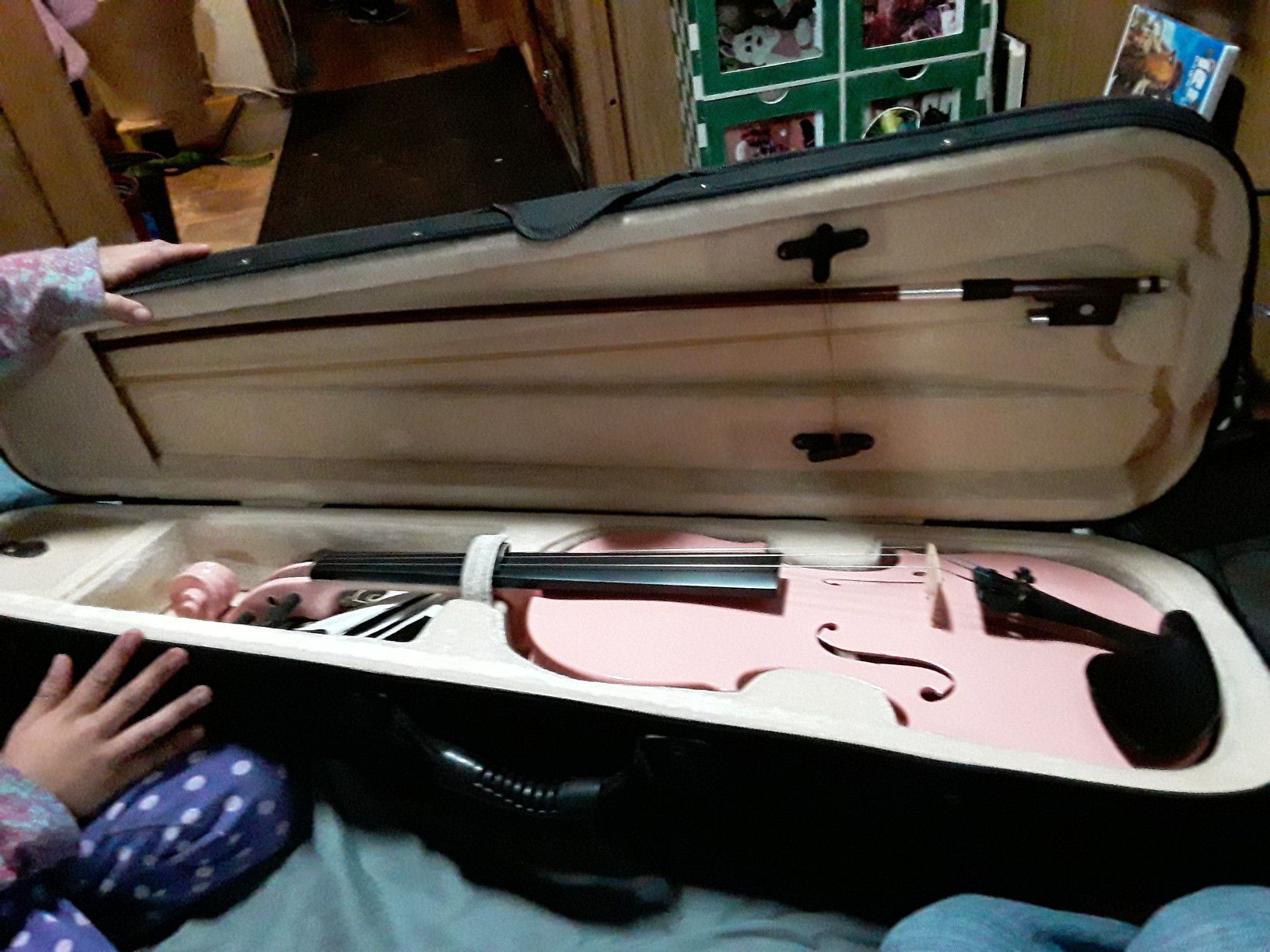 Pink violin