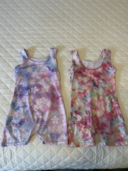 (2) Toddler Girls Gymnastics Leotards