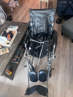 Wheelchair with Leg Rests