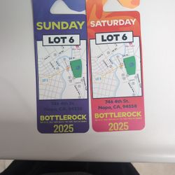 Parking Lot Passes For Bottle 