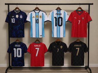 Cristiano Ronaldo And Messi Jerseys