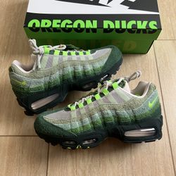 Nike Air Max 95 Big Bubble Ducks of a Feather Oregon Ducks The Woods Size 9