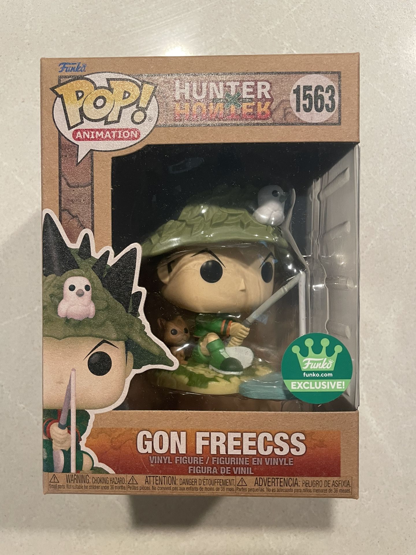 Gon Freecss Fishing Funko Pop *MINT* Online Shop Exclusive Hunter X Hunter 1563 Earth Day
