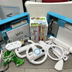 Wii With Accessories And 12 Games