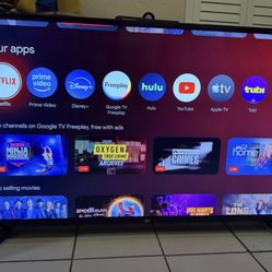 VIDAO 55" Class LED 4K Ultra HD With  ONN SMART STICK