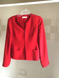 Casual Corner Ladies Red Blazer