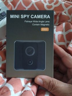 Mini Spy Camera E003 – HD 1080P, Night Vision, Motion Detection (Like New)