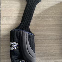 Billy Club Knit Golf Cover Sock Thin Face Beta TI Technology black #1