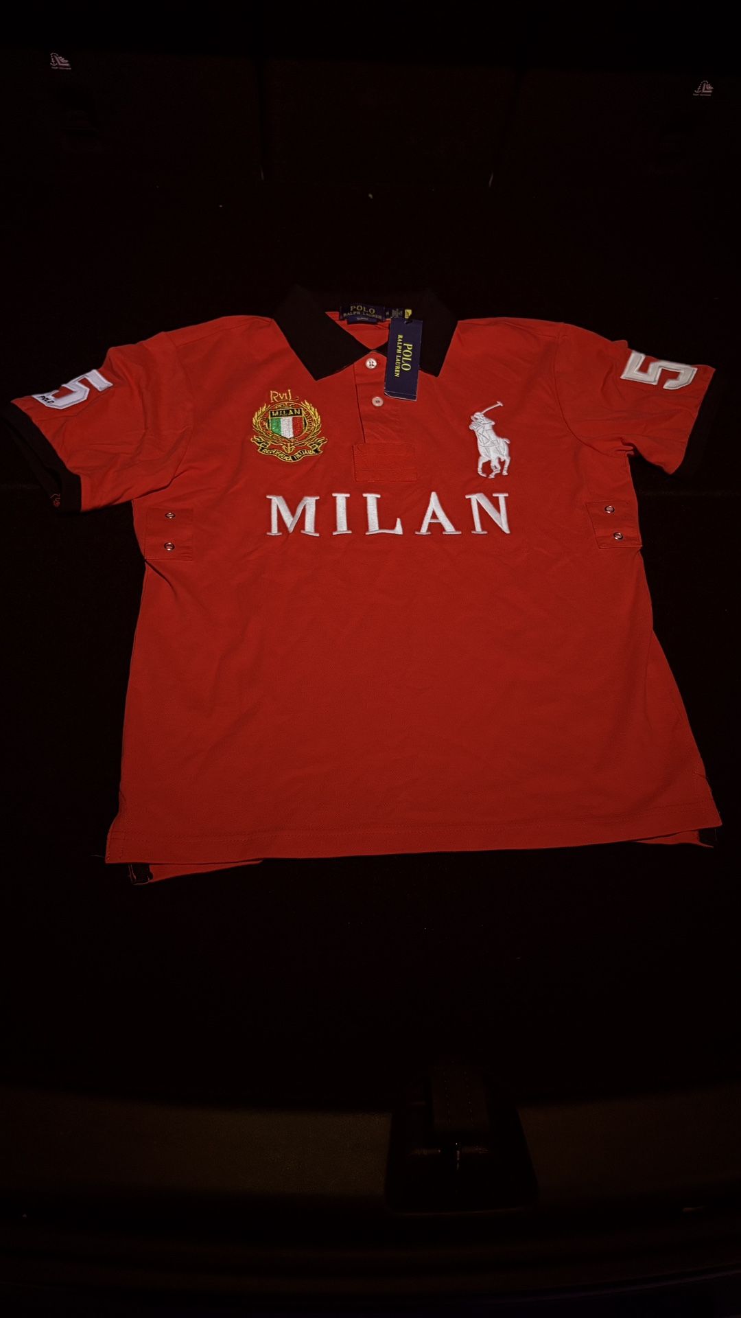 Brand New • Ralph Lauren City Polo Milan Edition With Tags Chief Keef Style Medium🇮🇹