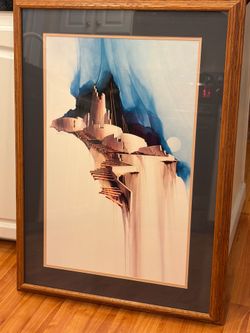 Framed Albert Dreher Signed Artwork – Large Gallery Style Piece (27” x 37”)