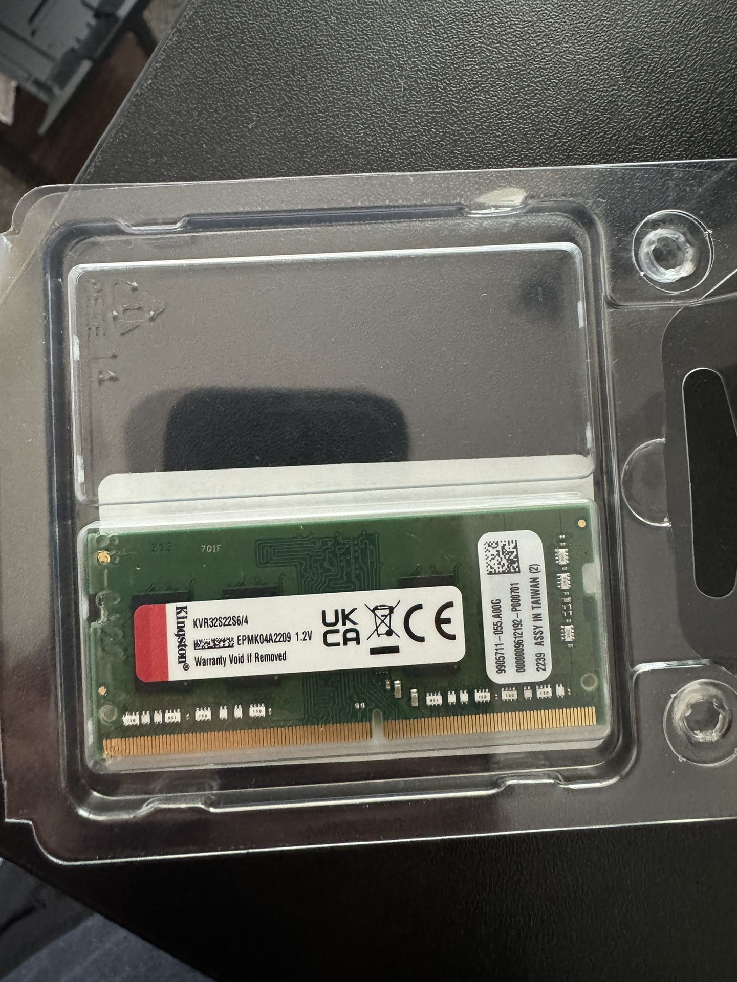 Kingston 4GB DDR4 RAM For Laptop