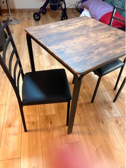 Table and 2 chairs