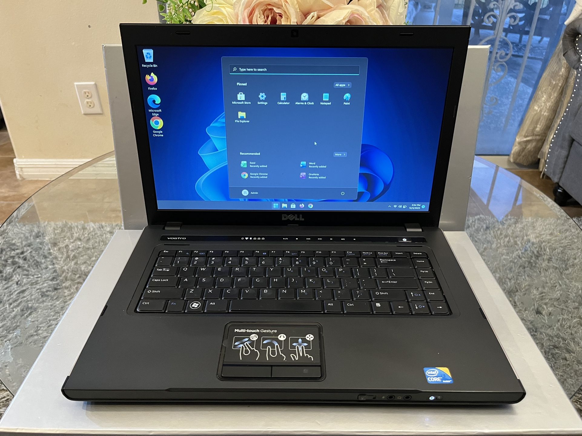 Dell Vostro 3500 15.6” Laptop Intel Core i3 120GB SSD Windows 11  w/ Charger - $99