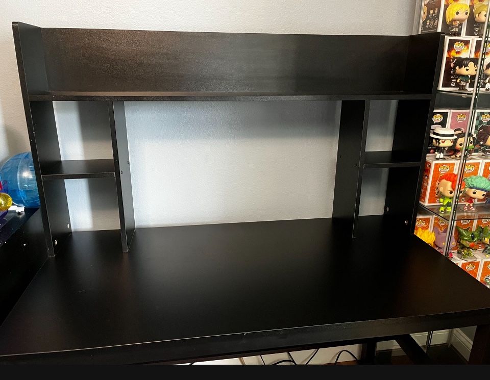 Desk With Shelves