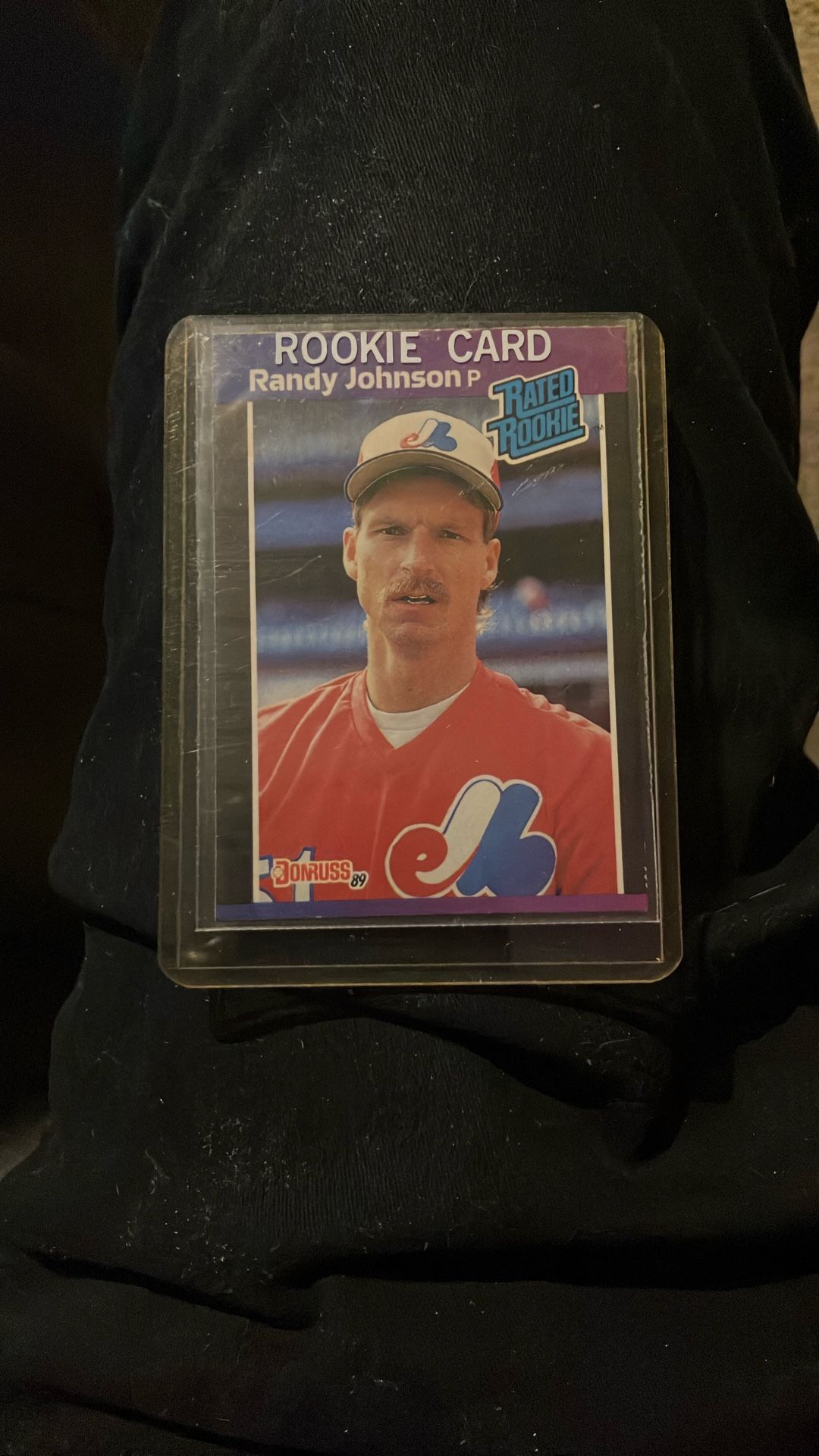 1989 Donruss #42 Randy Johnson Rated Rookie ERROR CARD WRONG Birth Date Misprint