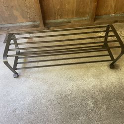 Metal Shoe rack . Excellent Condition . Like New 