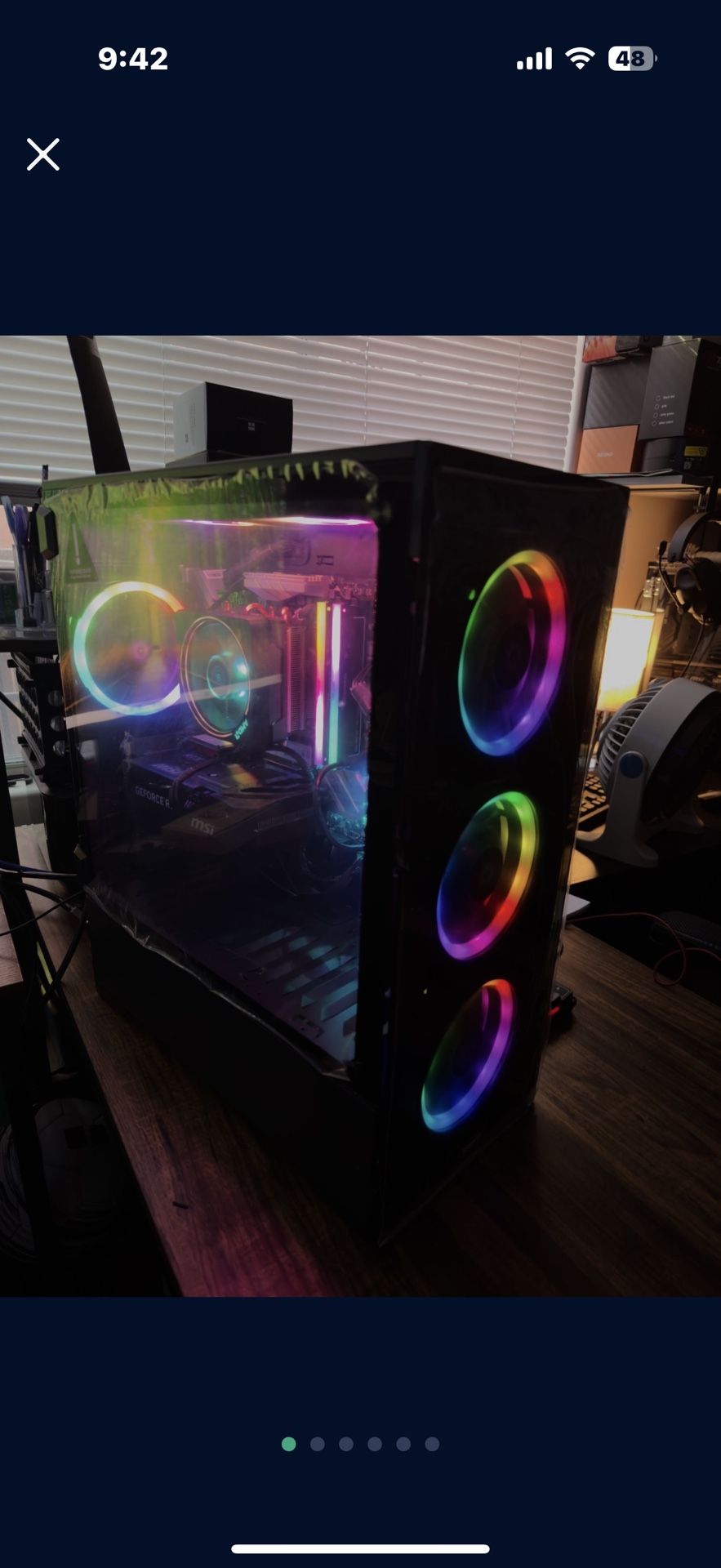 RTX 5060 gaming PC - 2 Tb HDD + 144 Hz 1080p Msi gaming Monitor + Keyboard And Mouse Bundle