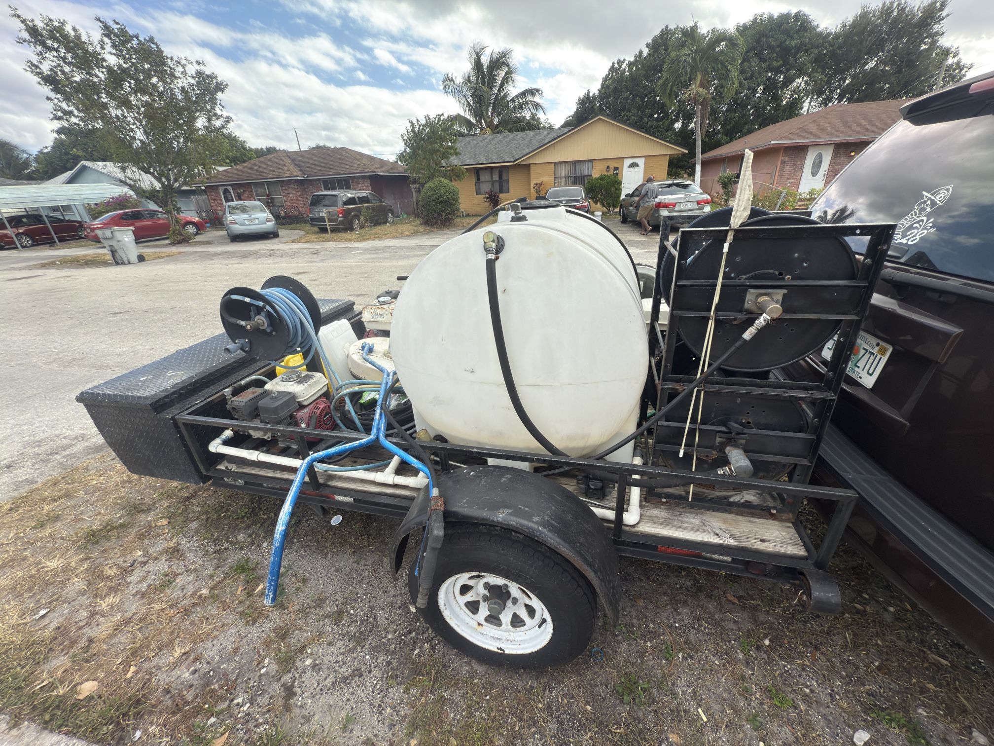 Pressure Cleaning Trailer And Equipment