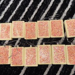 Set Of 12 Pastry Ornaments 