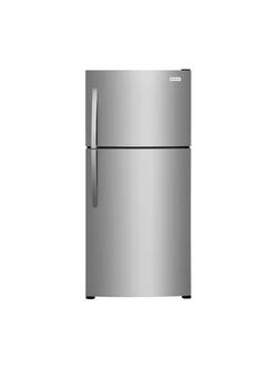 Frigidaire - 30 in. 20 cu. ft. Garage Ready Freestanding Top Freezer Refrigerator in Stainless Steel, ENERGY STAR