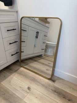 Brass Mirror