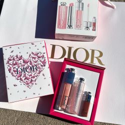 Dior Lipstick Gift Set Limited Valentines Day Gift Edition Labiales Dior Regalos Mujer, Retail $130