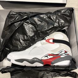 Nike Air Jordan 8 Retro White And True Red 