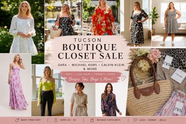 HUGE  MOVING SALE – Clothes XS-3X, Purses, Home Décor, Apple Watch, Bike & More!