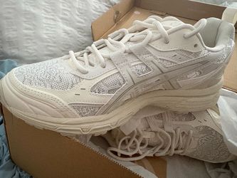 ASICS White Low-Top Running Sneakers